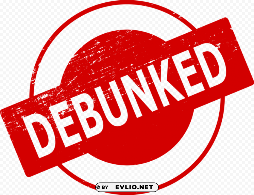 debunked stamp PNG Image Isolated with Transparent Clarity