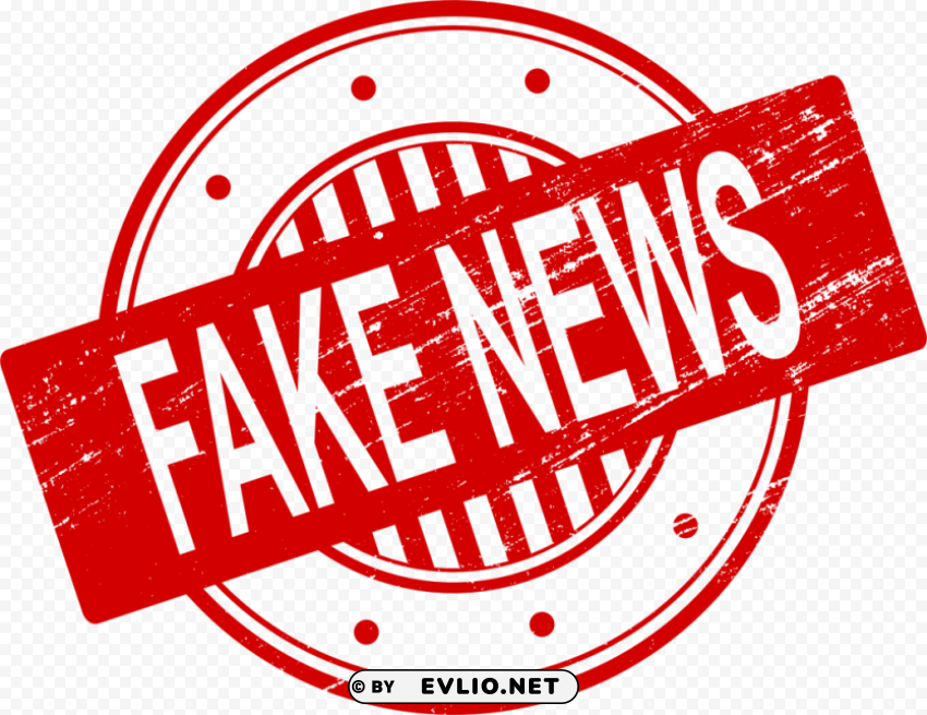 fake news stamp ClearCut Background Isolated PNG Graphic Element