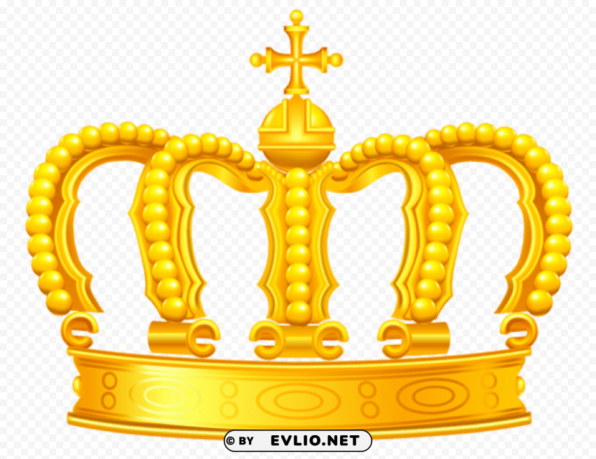 Gold Crown PNG Transparent Pictures For Projects