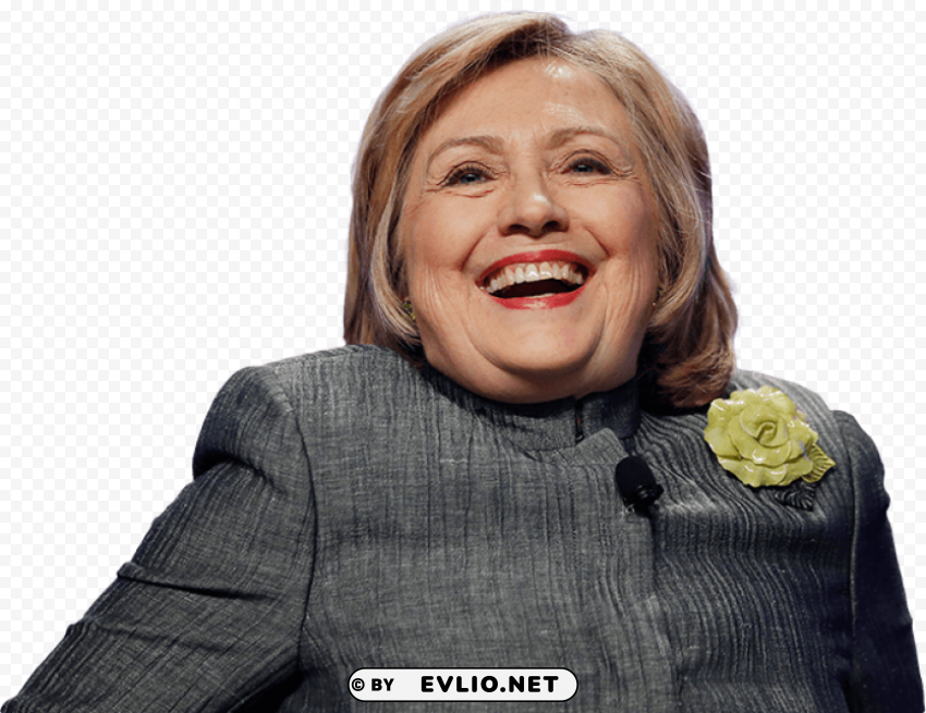 hillary clinton PNG with Transparency and Isolation