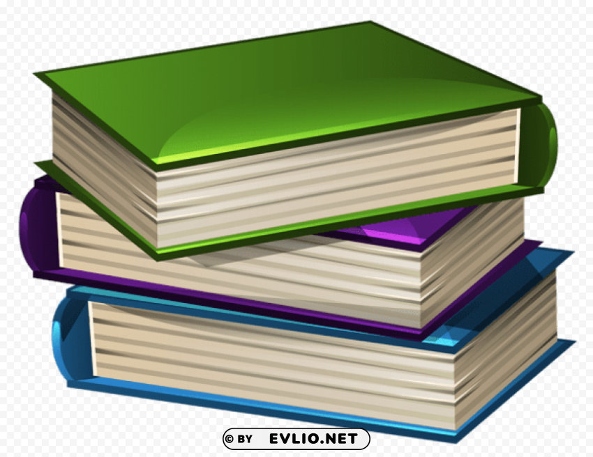 books Isolated Element with Clear PNG Background clipart png photo - 6d792221