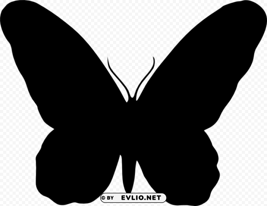 Transparent butterfly silhouette Free PNG images with clear backdrop PNG Image - ID ca6f211a