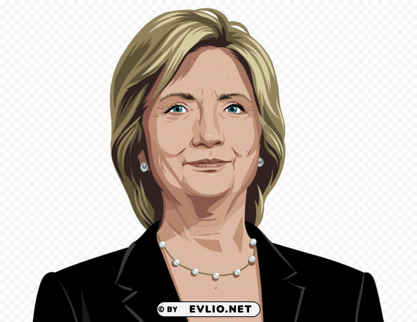 hillary clinton PNG Image with Transparent Isolated Design clipart png photo - 8e506963