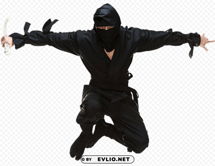 Transparent background PNG image of ninja PNG for digital art - Image ID 8b5c3388