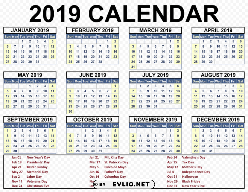 2019 indian calendar Clear PNG pictures comprehensive bundle