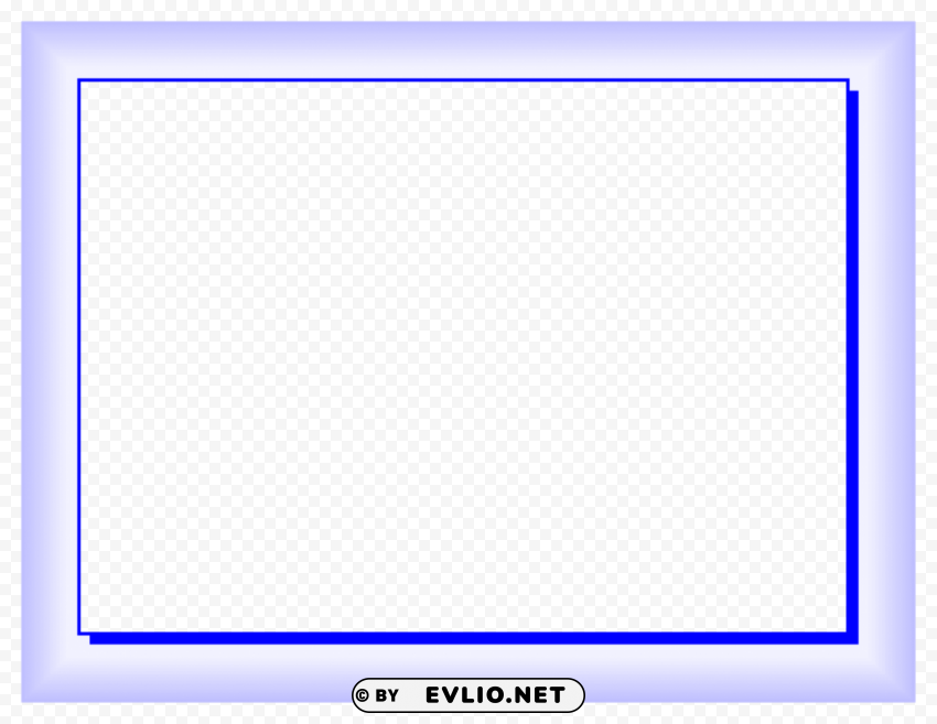 blue border frame PNG images with alpha transparency wide collection