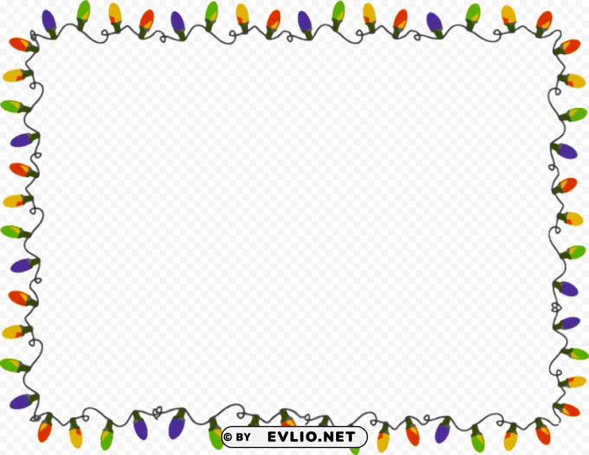 christmas lights images - border clipart PNG for social media PNG transparent with Clear Background ID 98697470