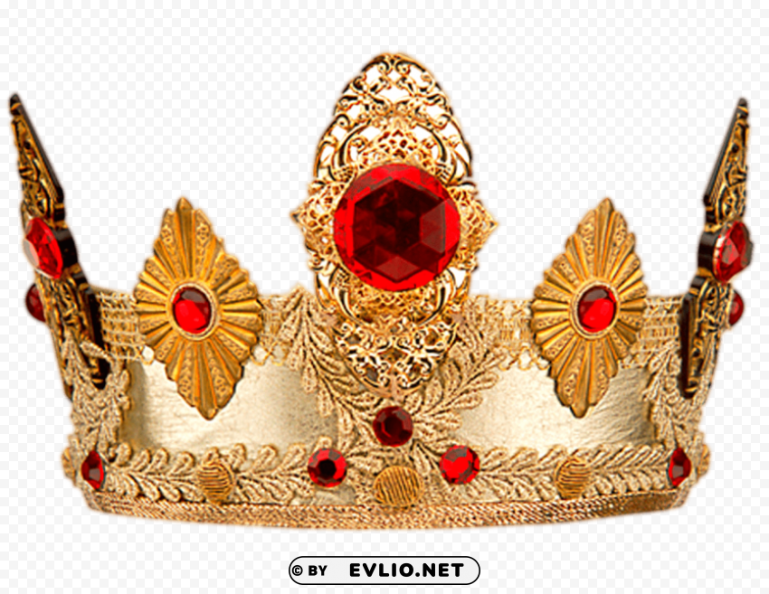 Crown PNG Image Isolated On Clear Backdrop