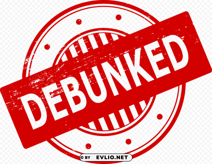 debunked stamp PNG Image with Clear Background Isolated png - Free PNG Images ID is 309967cd