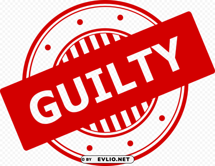 guilty stamp PNG Image with Isolated Artwork