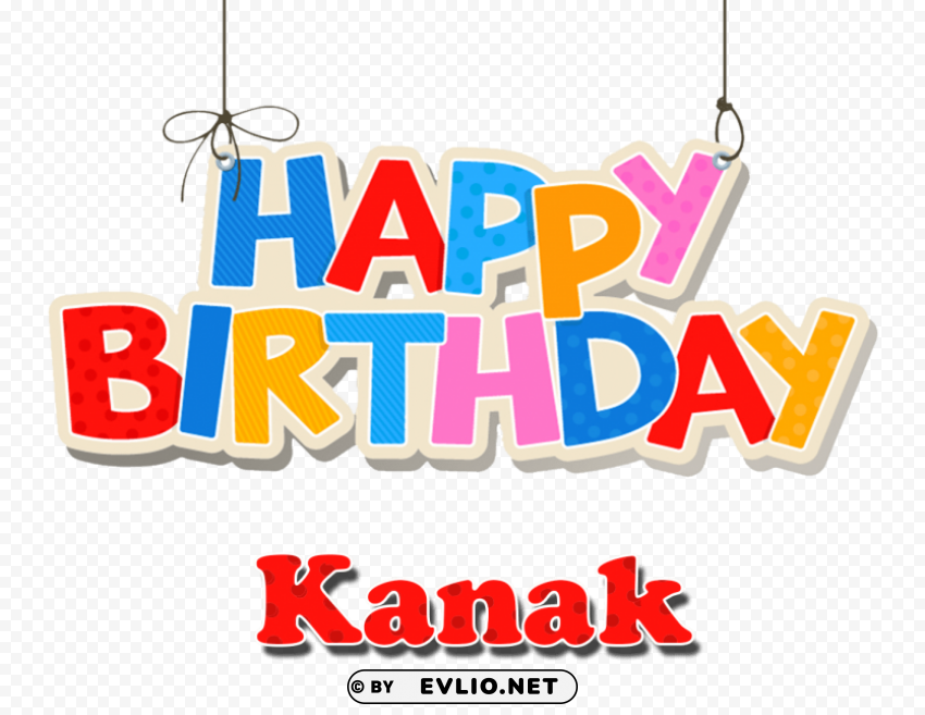 kanak name logo PNG Graphic with Transparency Isolation
