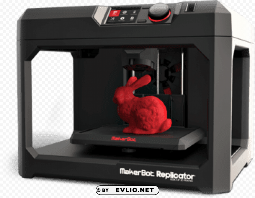 3d printer makerbot replicator 5th generation Transparent Background PNG Isolated Character