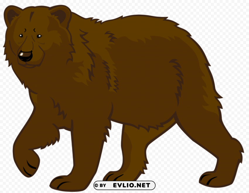 brown bear PNG Graphic with Isolated Clarity