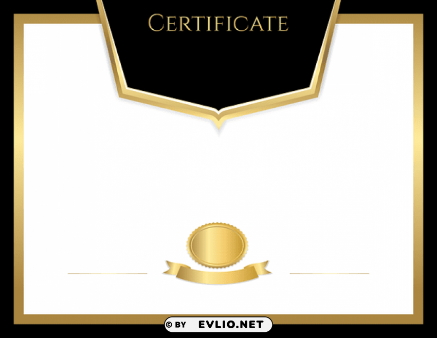 certificate template black Free transparent background PNG clipart png photo - cb15643d