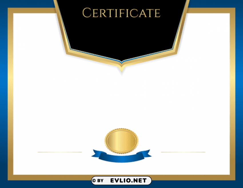 certificate template blue Free PNG images with transparent background