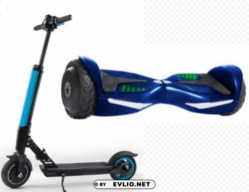 jetson beam electric scooter green PNG Graphic with Transparent Isolation