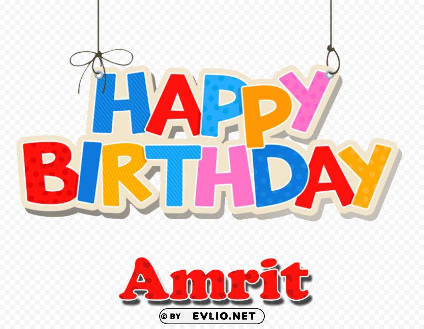 amrit name logo Isolated Subject with Transparent PNG