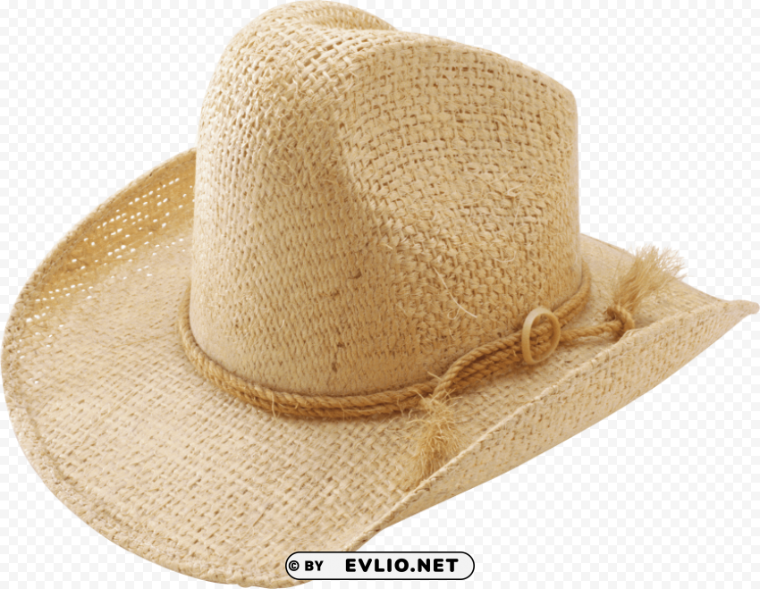 brown cow boy's hat Clear Background PNG Isolated Subject