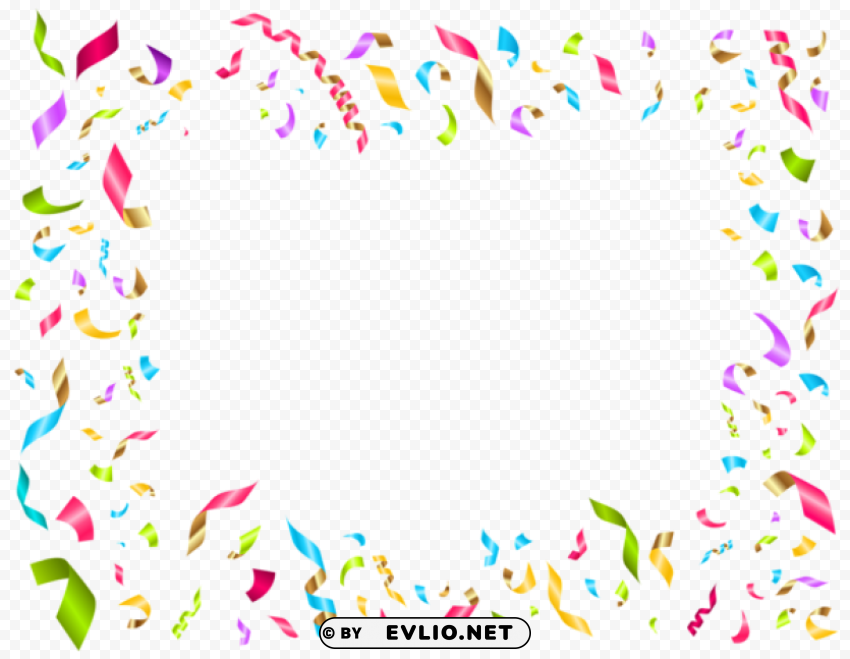 confetti birthday party decoration PNG with no background free download
