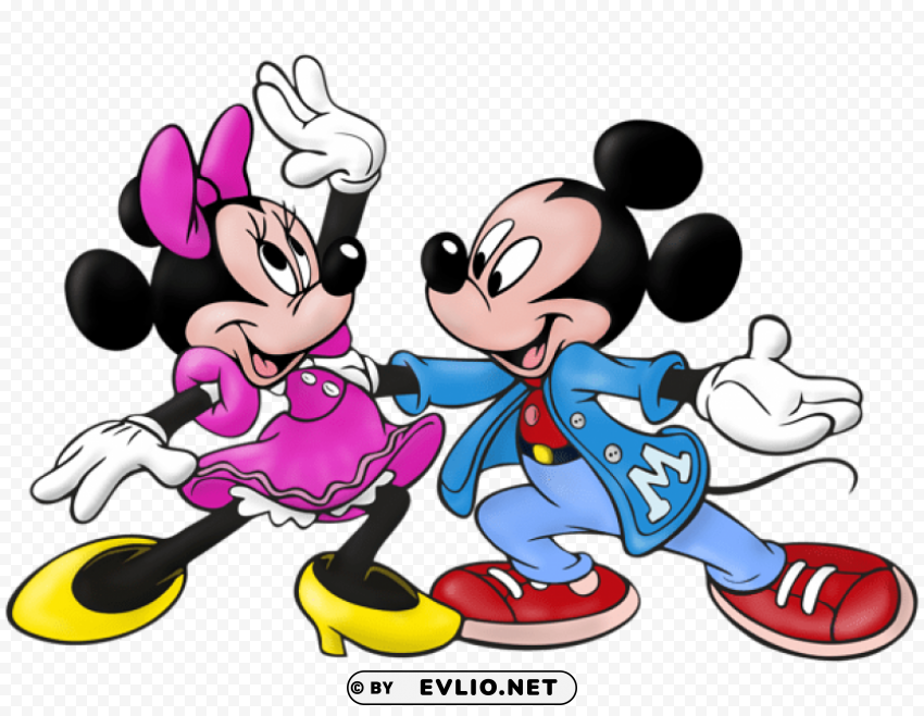 mickey mouse and mini mouse dance cartoon High-resolution transparent PNG images variety