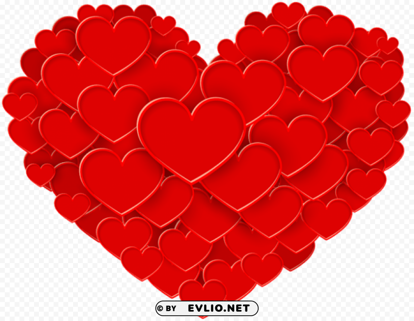 red heart Isolated PNG Graphic with Transparency