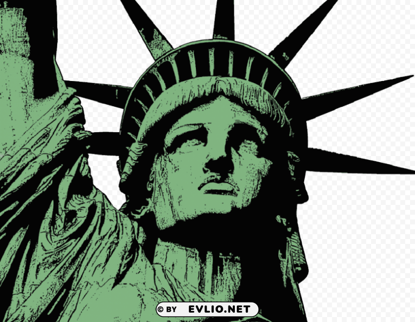 Transparent Background PNG of statue of liberty Isolated Design Element in Clear Transparent PNG - Image ID b3e02543