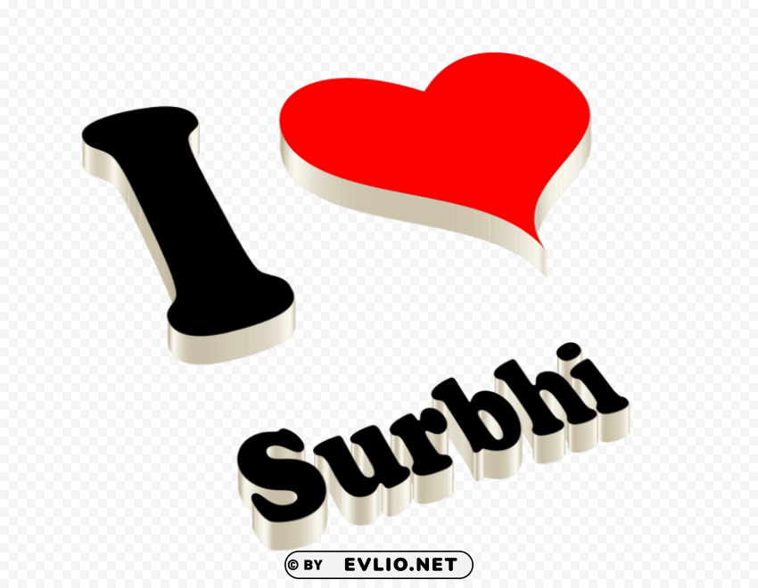 surbhi happy birthday name logo PNG with isolated background