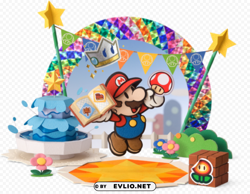 paper mario sticker star nintendo3ds Free PNG images with alpha channel