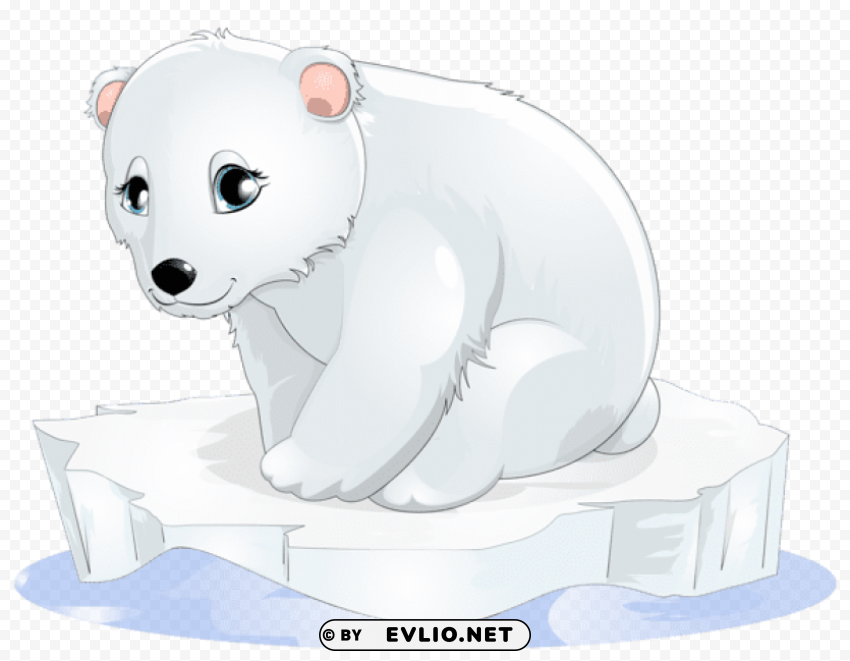 polar bear transparent PNG images with clear alpha layer