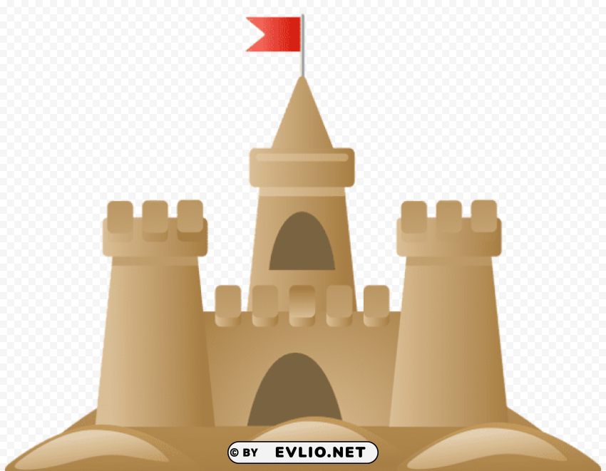 sandcastle Clear image PNG