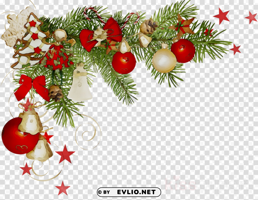 Christmas Corner Border Transparent Clipart Christmas PNG Images For Printing