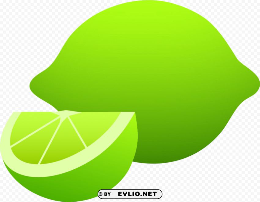 lime PNG for educational use
