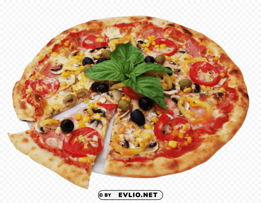 pizza Isolated PNG on Transparent Background PNG images with transparent backgrounds - Image ID e9493874