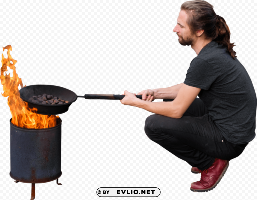 roasting maroni PNG for Photoshop