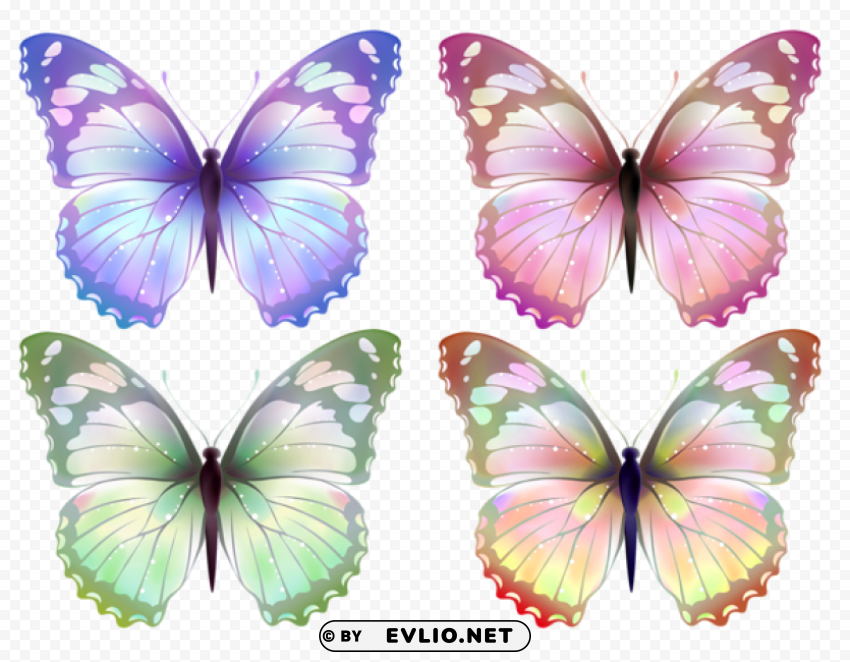 Transparent Butterfly HighResolution PNG Isolated Illustration