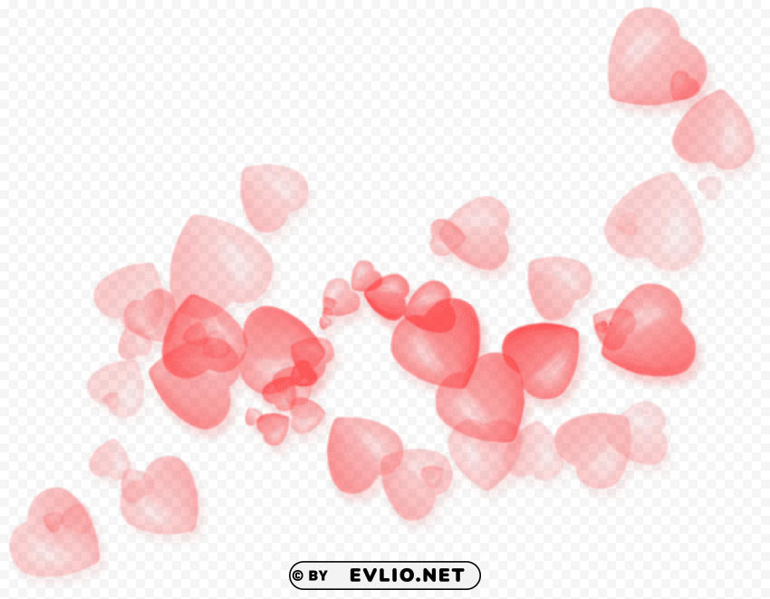 transparent hearts decorpicture High-resolution PNG images with transparency wide set