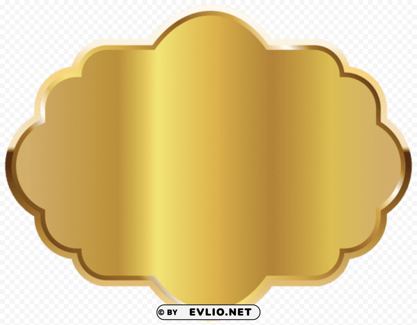 gold label template PNG with transparent bg clipart png photo - 94aa56fa