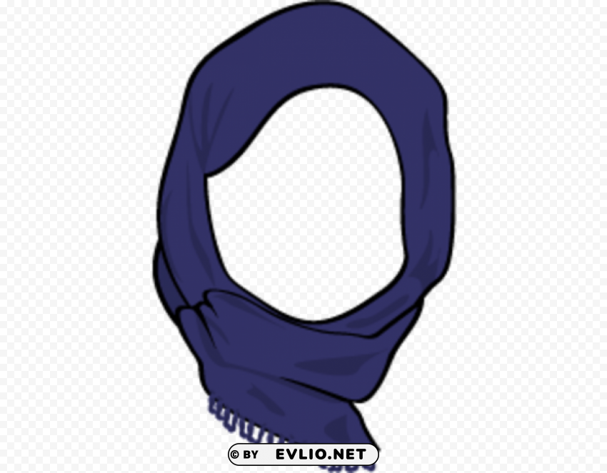 Hijab Headscarf Clip art - Hijab Cliparts Transparent Background Isolation of PNG