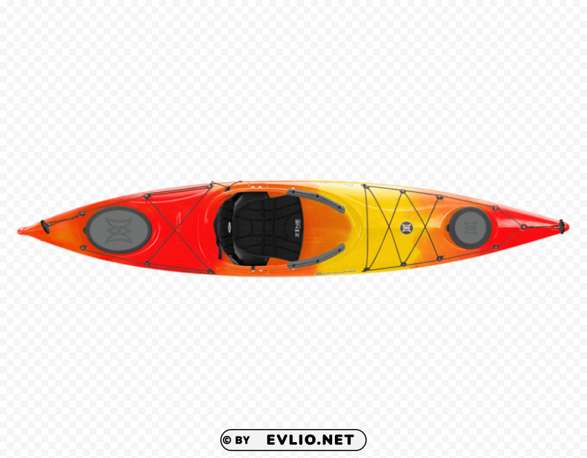 perception kayak top view PNG files with transparency