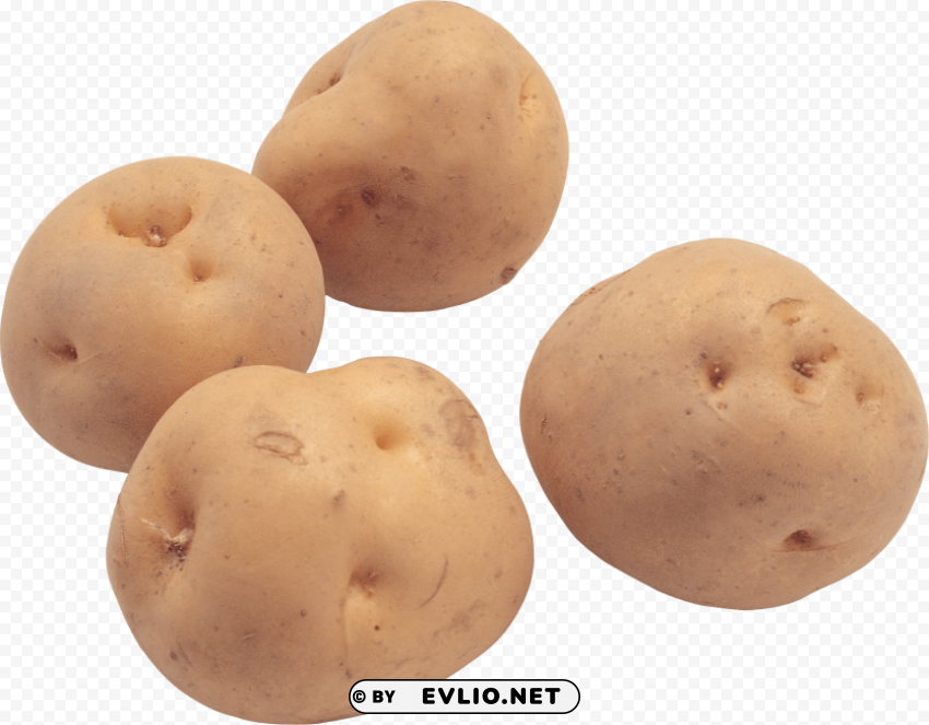 potato PNG with Transparency and Isolation