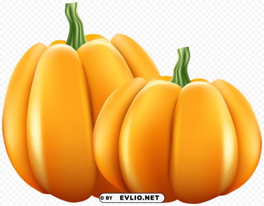 pumpkins Isolated Design in Transparent Background PNG
