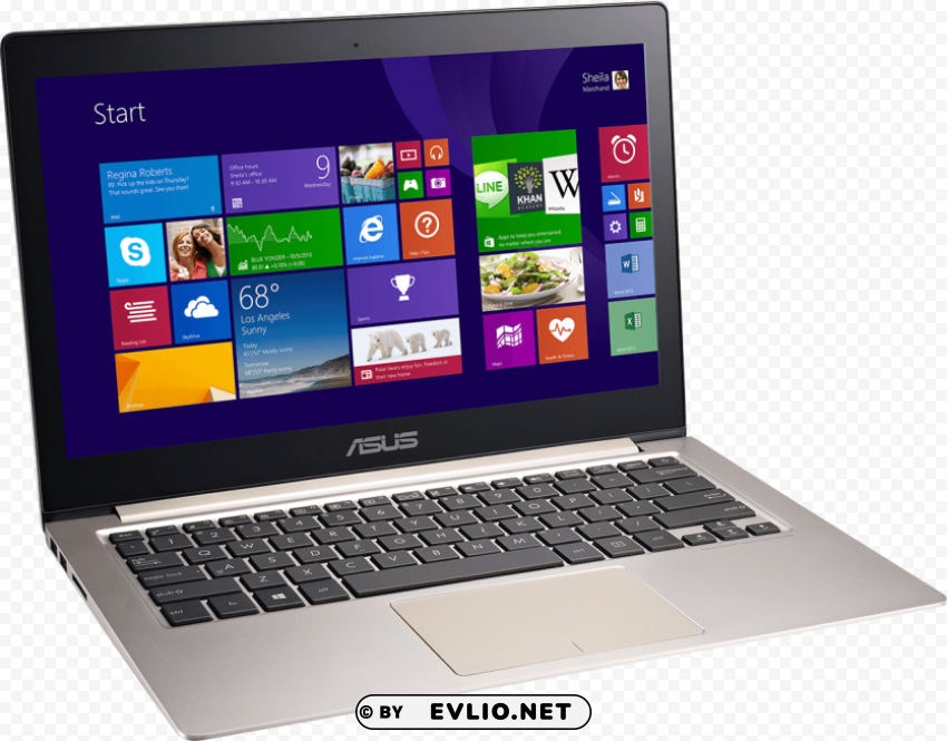 asus laptop Isolated Graphic on HighQuality Transparent PNG