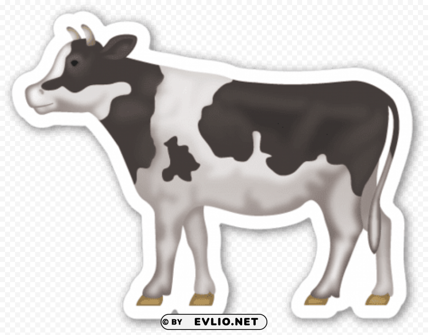 cow emoji transparent PNG images for websites