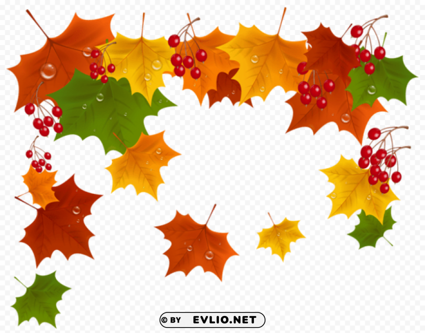 transparent fall decor picture PNG images without restrictions