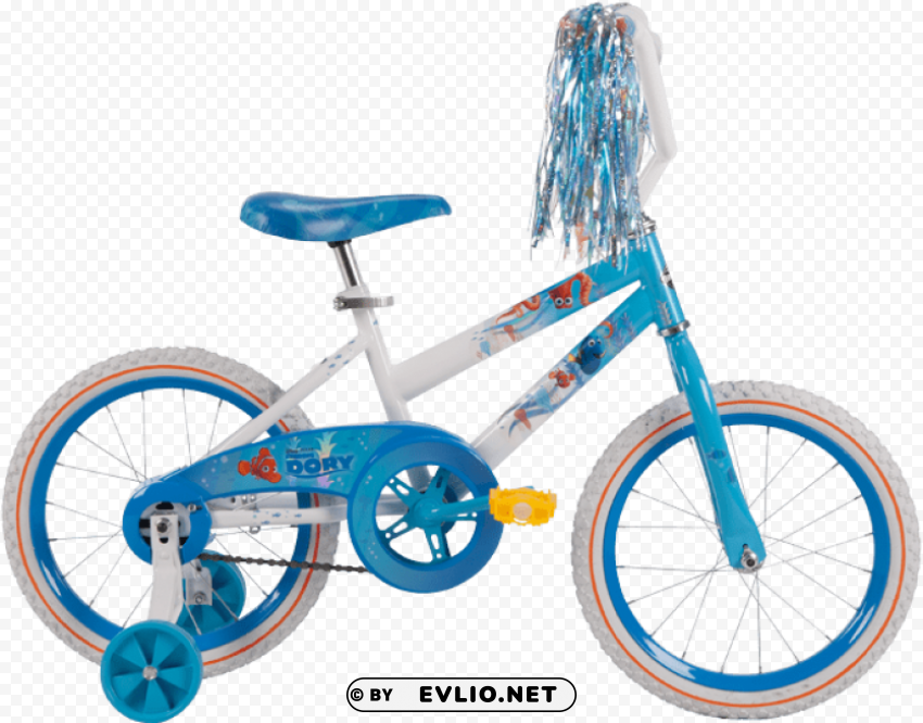 12inch finding dory bike Transparent background PNG stock