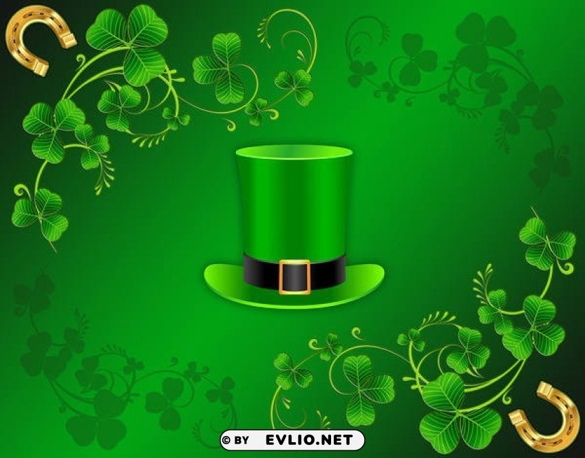 st patricks day new large wallpaper Clear Background Isolated PNG Object