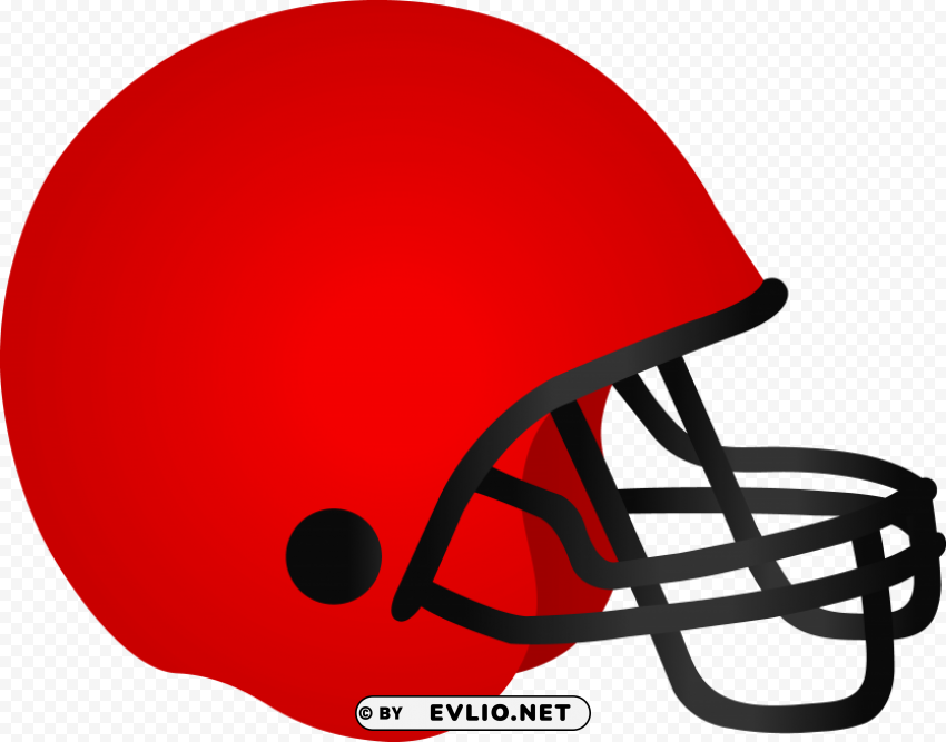 american football helm clipart Isolated Item on Clear Transparent PNG