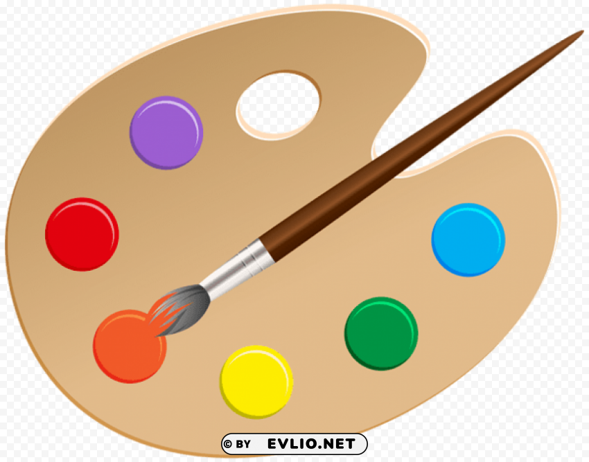 artist palette Isolated Object in HighQuality Transparent PNG