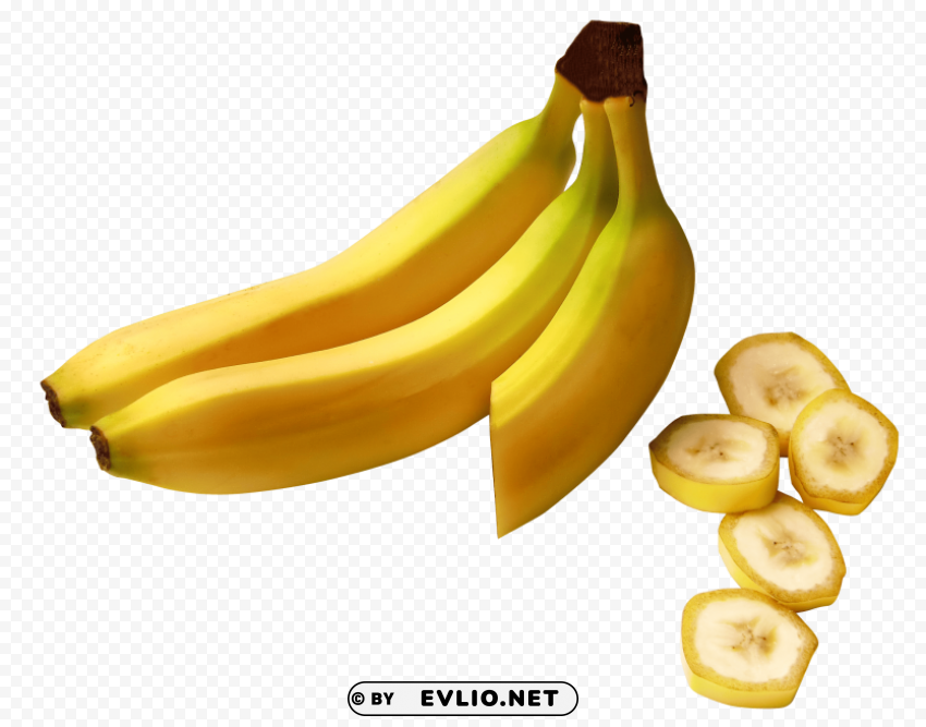 banana slices Transparent Background PNG Isolated Element