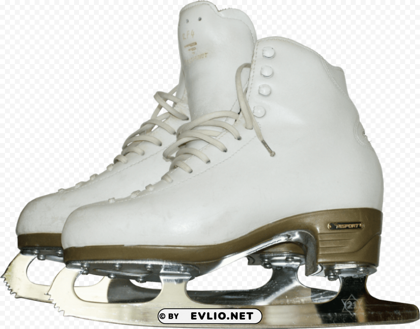 PNG image of ice skates Isolated Icon on Transparent Background PNG with a clear background - Image ID 24fcd2ad